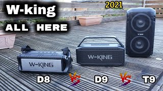 W-king T9 Is Any Better than! (W-king T9 Vs D8 Vs D9) | Sound &amp; BASS Test | Budget Wireless Speakers