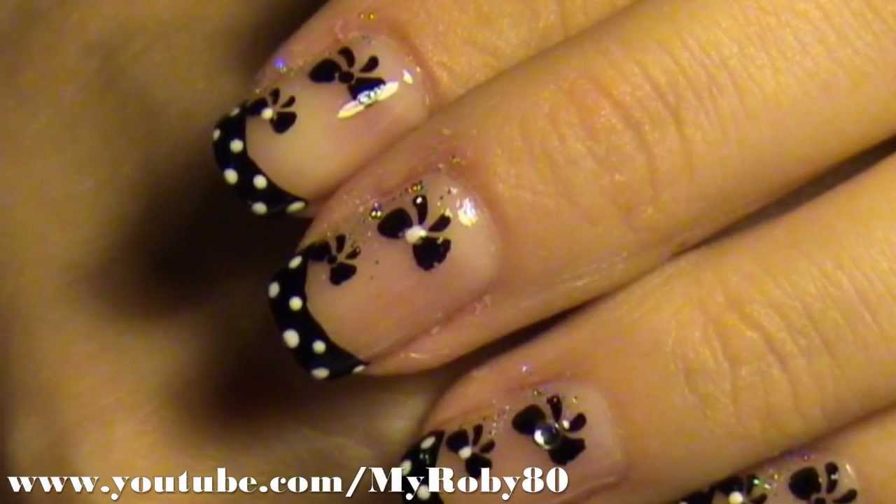 1. Audrey Hepburn Inspired Nail Art Tutorial - wide 6