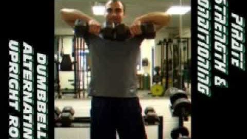 Pirate Strength & Conditioning, Dumbbell Alternating Upright Row