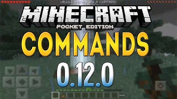 Minecraft PE 0.12.0 - COMMANDS MOD REVIEW! - BUILD 9