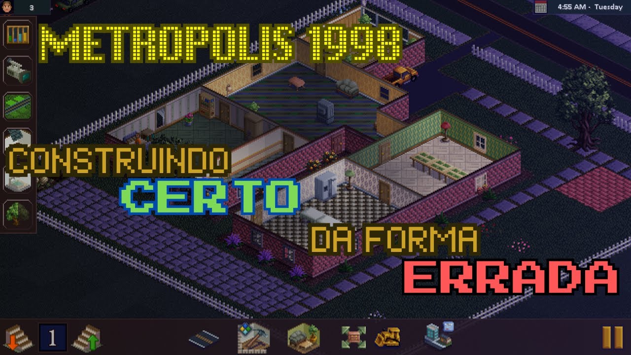Construindo uma CASA do Zero 🏡 | Metropolis 1998 - YouTube