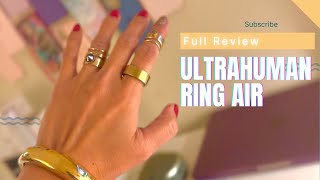 ❤️Ultrahuman Ring Air -Bionic Gold-Full Review- Best Health Ring