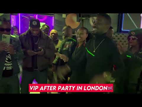 Big Eye performing for HE Robert Kyagulanyi Bobi Wine and his wife at a VIP after party in London UK