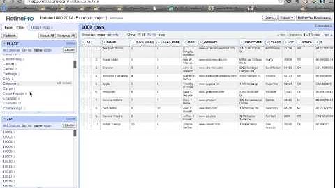 Combine Facet in OpenRefine