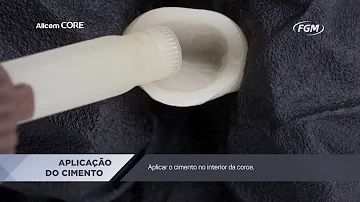 Como usar o cimento Allcem core?