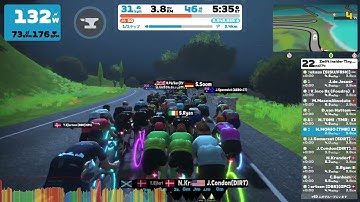 Zwift Insider Tiny Race (4 of 4) (B) on Two Bridges Loop (Z1)