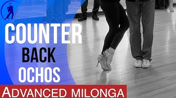 Milonga-opposite back ochos & step together double time.