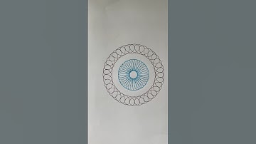 How many rotations did the pen make in total?🤔#art #relaxing #satisfying #spirograph #asmr #shorts