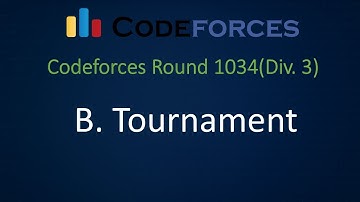 B. Tournament | Codeforces 2123B Solution | Codeforces Round 1034(Div. 3)