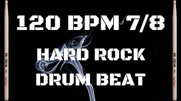 120 Bpm Hard Rock 7/8 Drum beat by SolidTracks