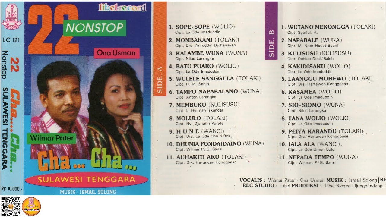 22 NONSTOP CHA CHA CHA SULAWESI TENGGARA (Official Libel Record Channel)