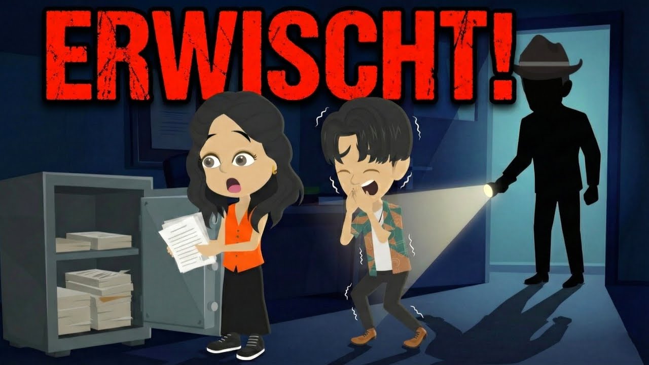 Nora und Kai sind ins Büro des Direktors eingebrochen, um... 🤫