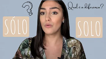 Qual foi a diferença entre solo e solo?