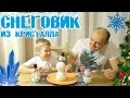 Растим новогоднего Снеговика из кристалла! Настоящий снеговик из снега дома! Snowman DIY