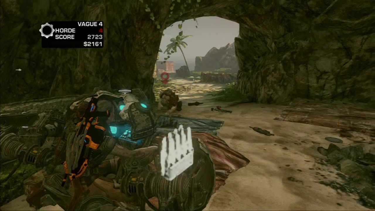 Gears of War 3 Insane difficulty Horde mode on Sandbar 50 waves