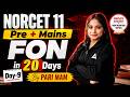 NORCET 11 2026 | NORCET 11 Pre + Mains FON Complete Class #9 | NORCET 11 Preparation | By Pari Ma'am