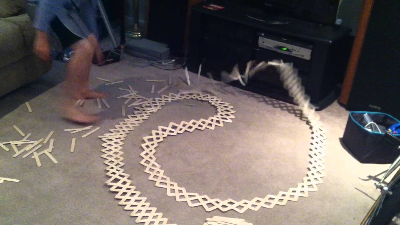 Popsicle Stick Wave YouTube