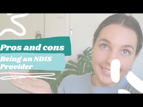 Pros and cons of becoming an NDIS provider