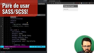 Pare de usar SASS/SCSS!