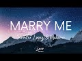 Marry Me (Ballad Version) - Jennifer Lopez & Maluma (Lyrics)