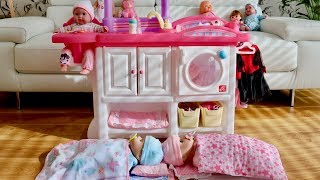 Baby Dolls Love \& Care Deluxe Nursery Center Set up \& Play! Baby Born Baby Annabell \& Nursery Rhymes