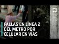 Línea 2 del metro reanuda servicio tras retirar celular que cayó a las vías - Expreso de la Mañana