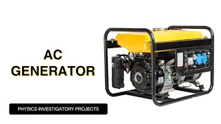 AC Generator class 12th physics investigatory project | #generator #physics #class12physics