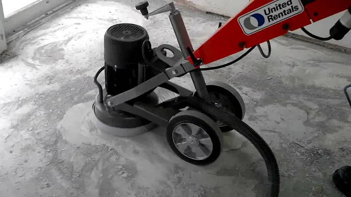 Pg280 Floor grinder demo |  angle grinder