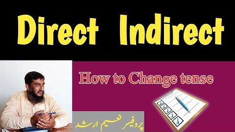 Preparation of CSS,PMS English|FA , BA English| How to change Tense in Direct Indirect| Say to Sway