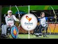 Elisabetta mijno v zahra nemati  recurve womens quarterfinal  rio 2016 paralympics