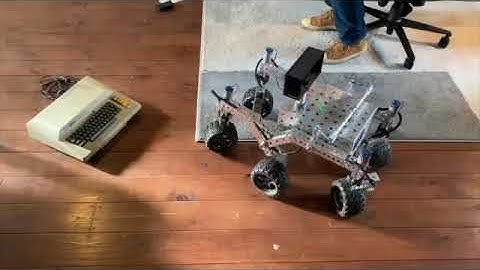 JPL Open-source Rover - First Moves