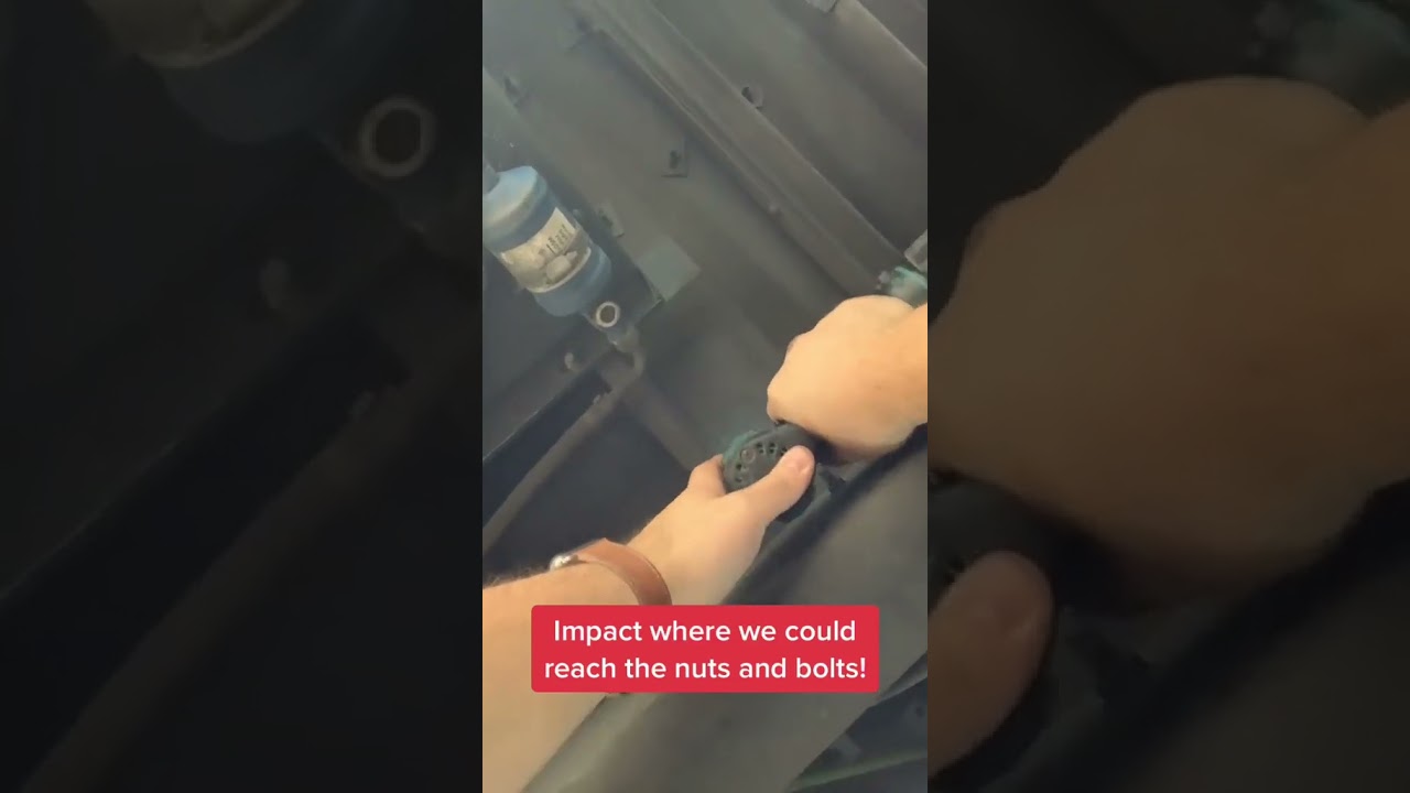 Getting the floor tracks out!  