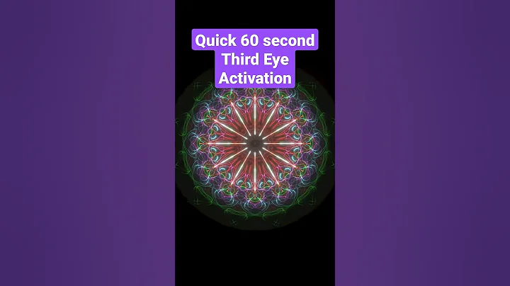 Quick 60 Second Third Eye Activation #shorts #spiritualawakening #meditation #energyactivation