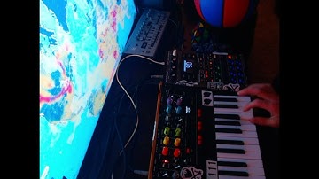 Sp 404 MKII & Korg Monologue Chun Tv