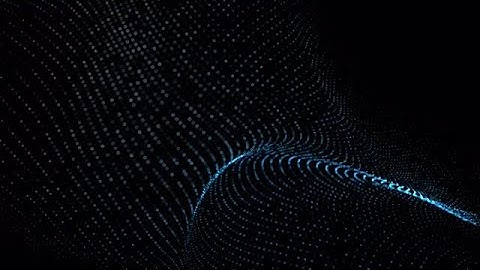 Riveting Dots Forming Undulating Waves Stock Motion Graphics