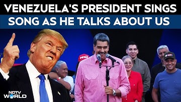 Venezuela’s President Nicolás Maduro Sings ‘Imagine’ Song As He Talks About US Tensions