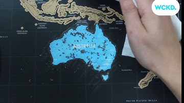 Travel Map© Deluxe Edition World Scratch Map