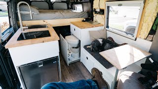 Sprinter Van Build: Cabinets for my Fridge, Toilet, and Bench Seat