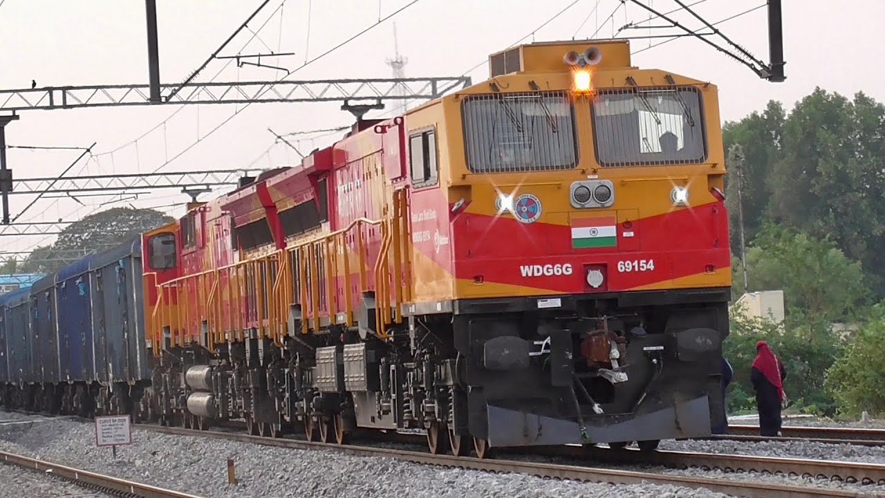 Ready for Departure | WDG 6G Starts,Slows Down and Resumes Acceleration | Indian Railways
