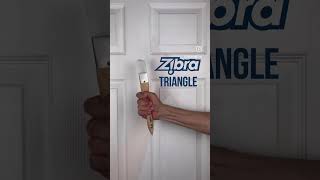 Easiest way to brush paint raised panels! The Zibra Triangle Brush!