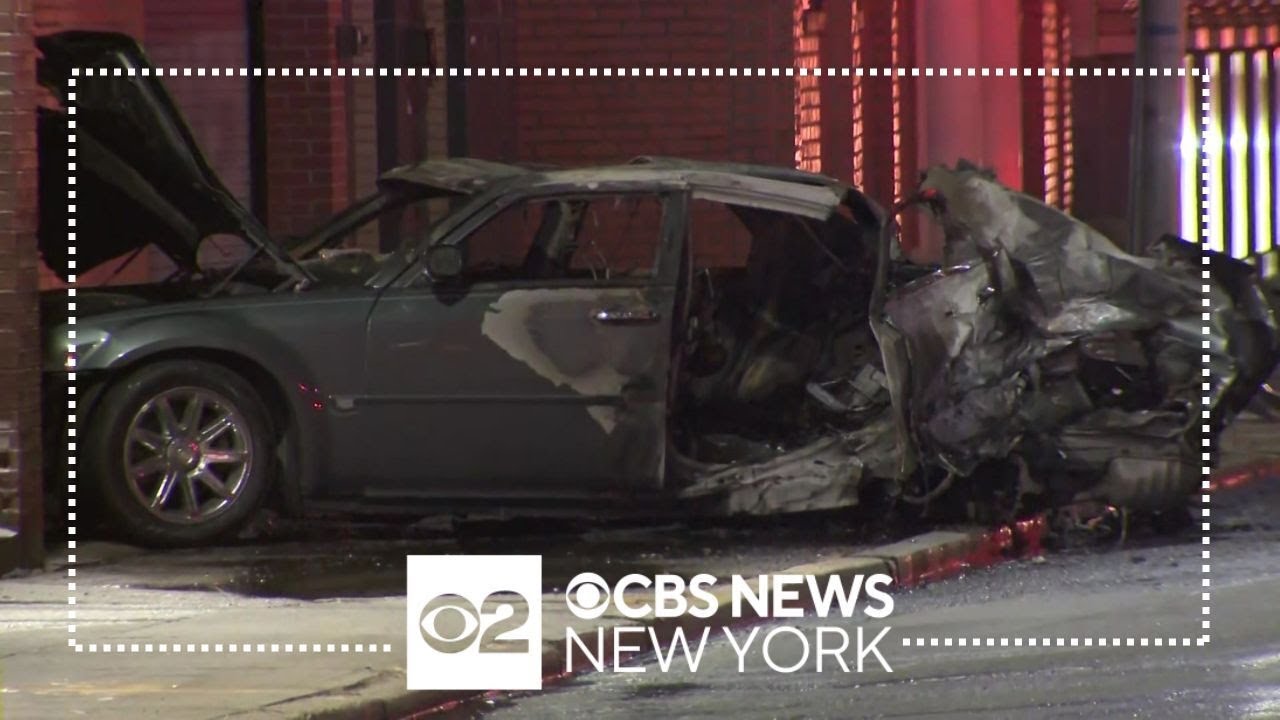 Two killed in fiery crash on Long Island YouTube