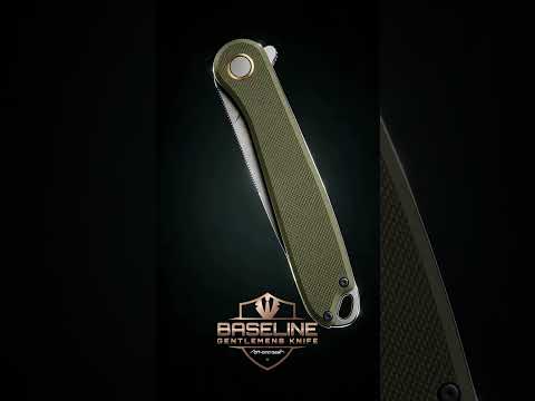 BASELINE Field Gray | Sandvik 12C27 Gentleman’s EDC Knife | Off-Grid Gear®