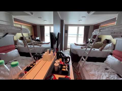 dream cruise balcony stateroom for 4 pax