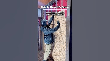 Installation of façade panels with insulation