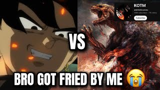 Kotm Loses To Zeta On Outerversal Goku Debate