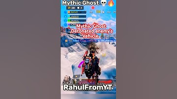 Mythic Ghost 💀🔥 detonated enemy’s Vehicle and executed enemy - CODM #callofduty #yt #ghost #shorts