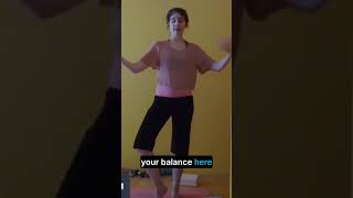 Master Tree Pose in 25 Seconds With This Forgotten Technique #yogashorts #fitness