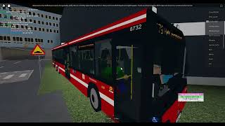 Roblox. Stockholm. Bus 178 Ride From Kista Centrum To Helenelunds Train Station