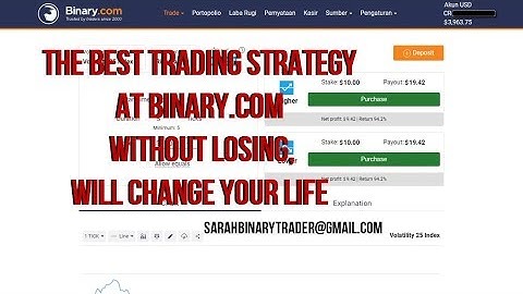 How To Get $11500 from $100 with Rise Fall Strategy in 3 minutes without losing, Binary.com strategy