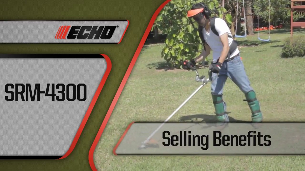 ECHO SRM 4300 Brushcutter - YouTube